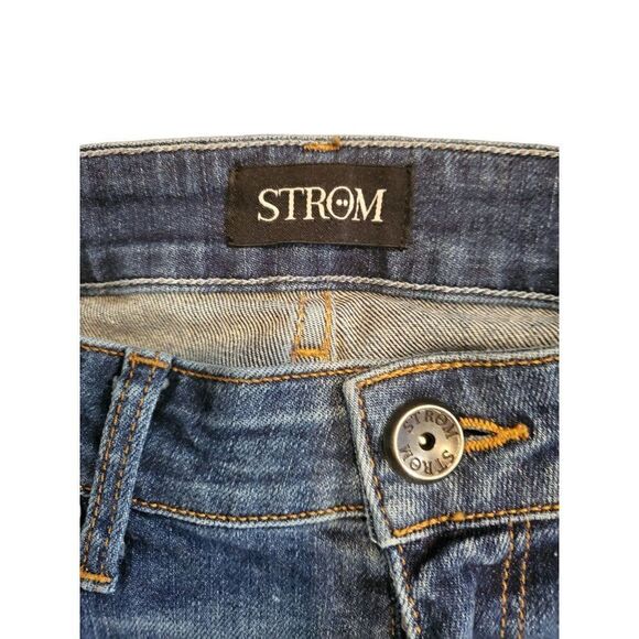 Strom Jeans Women Sz 30 Made In USA Blue Denim Straight Leg‎ - Picture 7 of 7